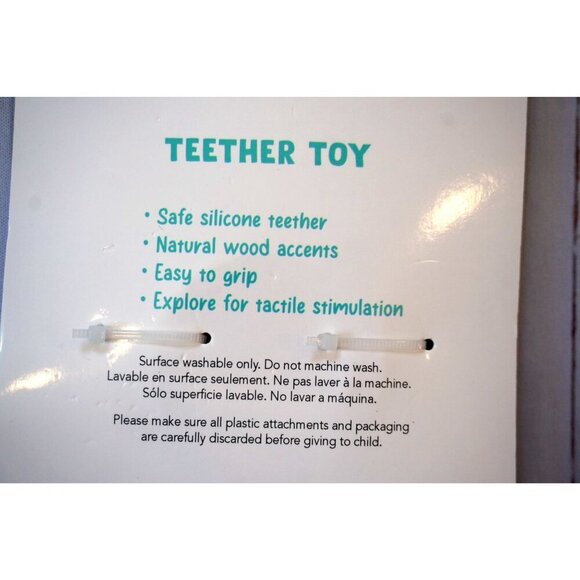 Magic Years 3" Llama Wood and Silicone Teether - Picture 5 of 9